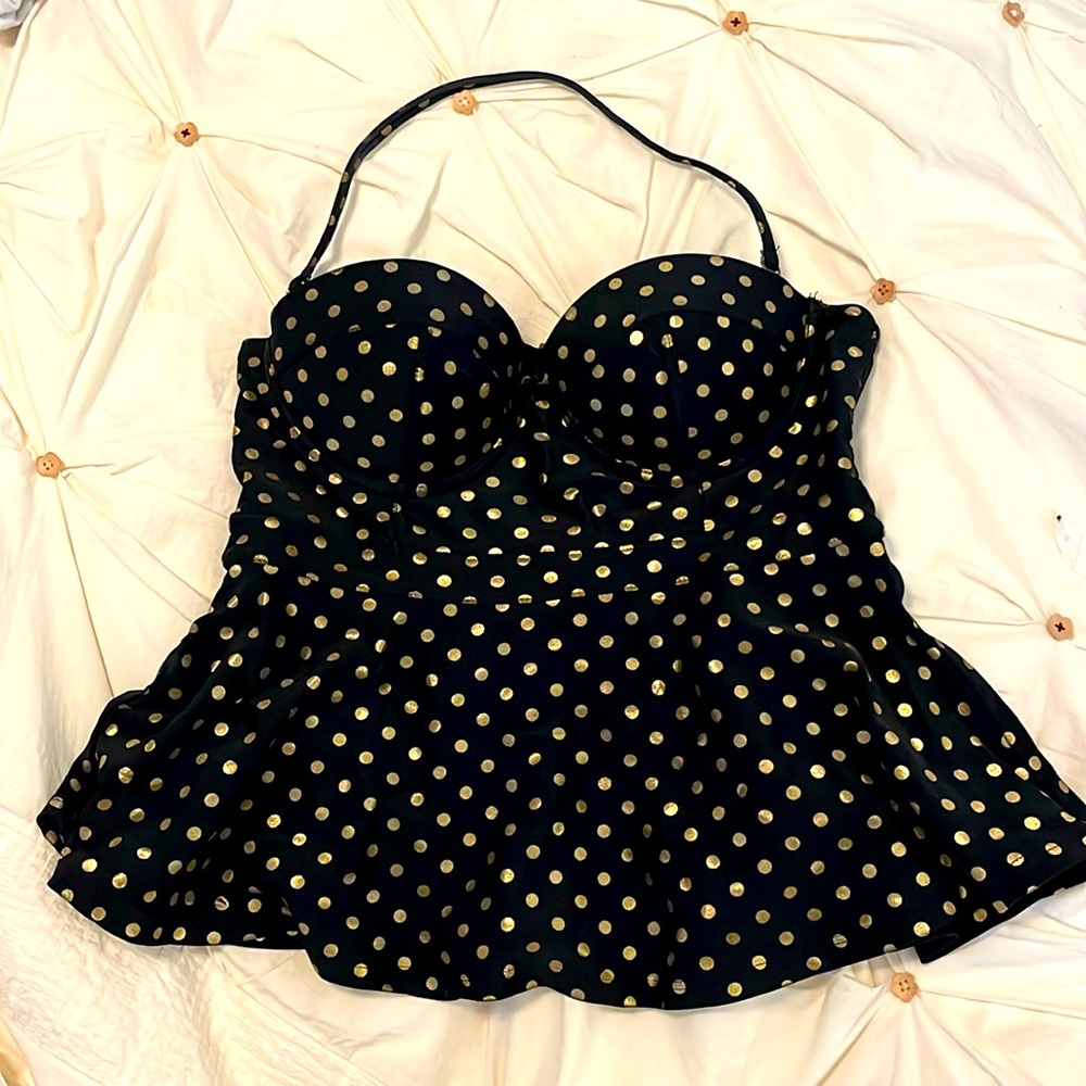 Women’s Betsey Johnson Tankini Top size S